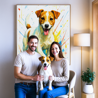 Custom Pet Portrait - Abstract Style