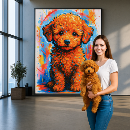 Custom Pet Portrait - Abstract Style