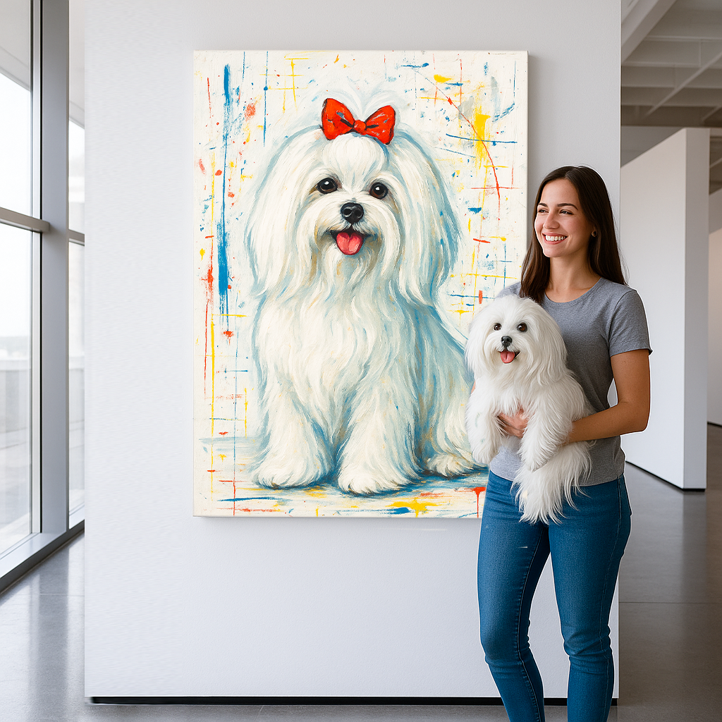 Custom Pet Portrait - Abstract Style